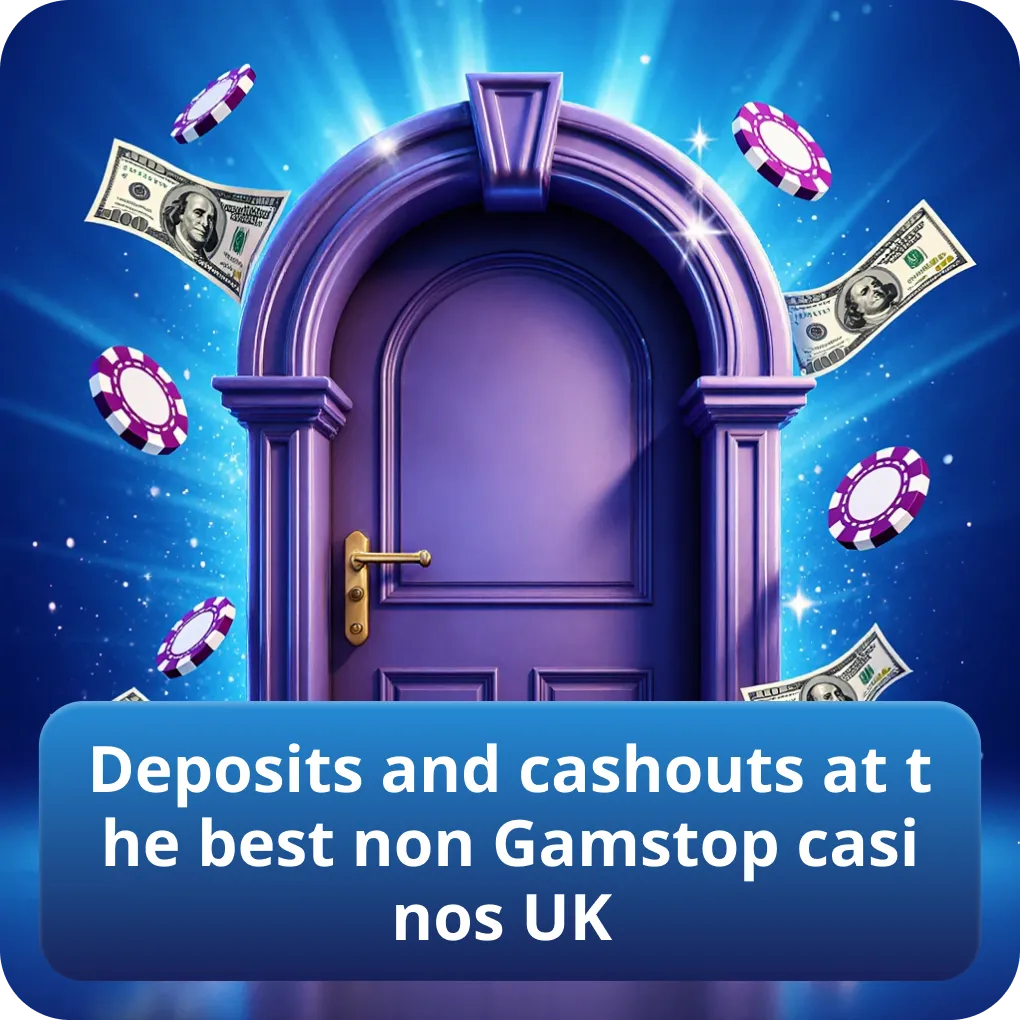 Deposits and cashouts at the best non Gamstop casinos UK