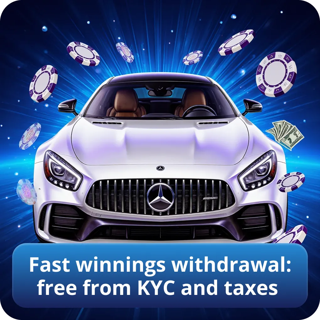 Fast winnings withdrawal: free from KYC and taxes