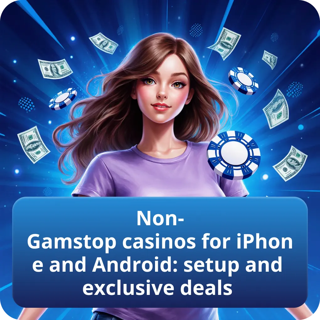 Non-Gamstop casinos for iPhone and Android: setup and exclusive deals