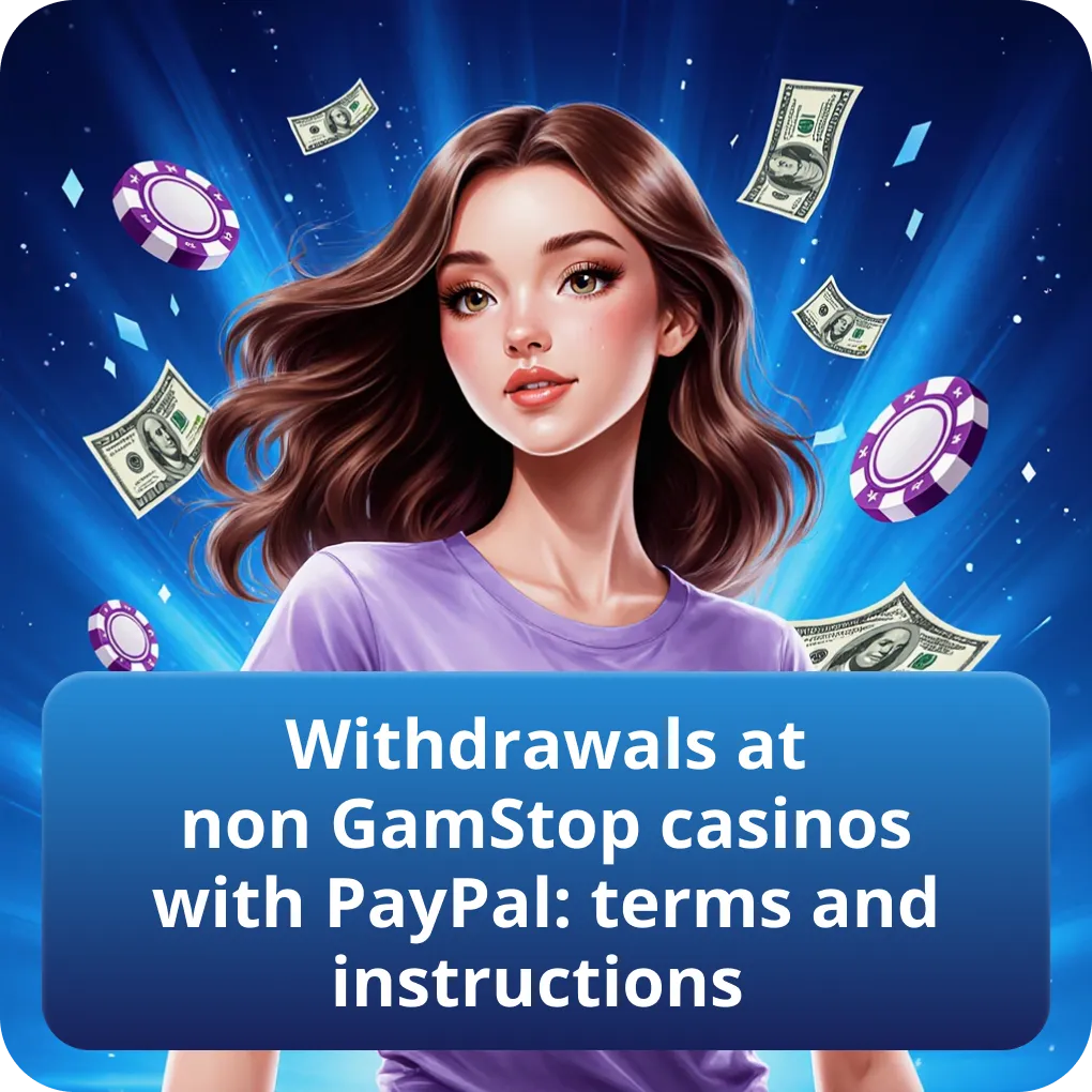 Withdrawals at non GamStop casinos with PayPal: terms and instructions