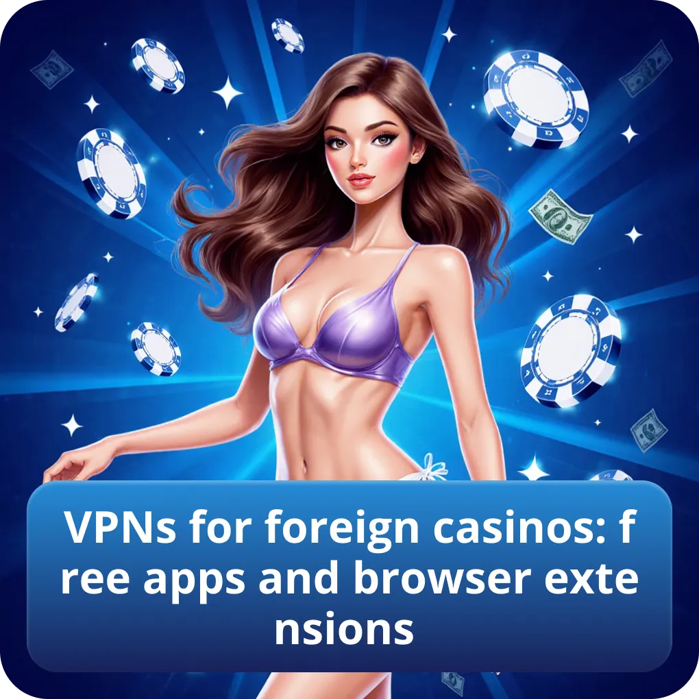 VPNs for foreign casinos: free apps and browser extensions