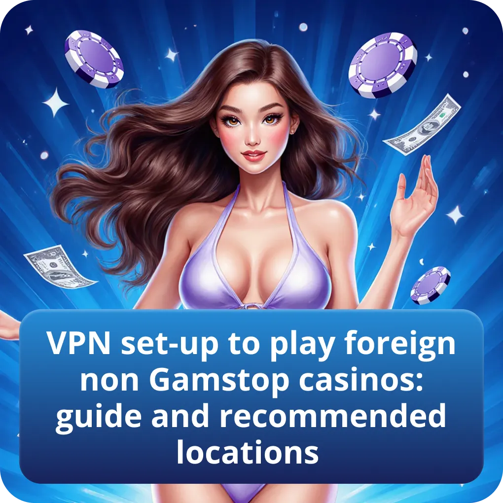 VPN set-up to play foreign non Gamstop casinos: guide and recommended locations